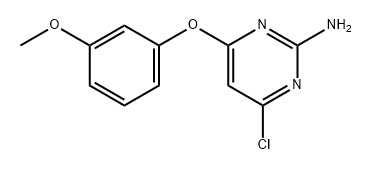 2-Pyrimidinamine, 4-chloro-6-(3-methoxyphenoxy)-|4-氯-6-(3-甲氧基苯氧基)嘧啶-2-胺