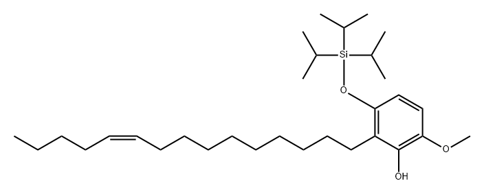 Phenol, 6-methoxy-2-(10Z)-10-pentadecen-1-yl-3-[[tris(1-methylethyl)silyl]oxy]-