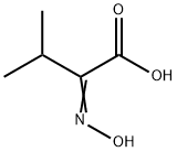 Butanoic acid, 2-(hydroxyimino)-3-methyl- 化学構造式