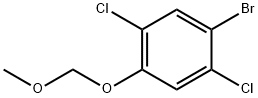 1-Bromo-2,5-dichloro-4-(methoxymethoxy)benzene Structure