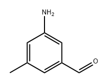 Benzaldehyde, 3-amino-5-methyl- Struktur