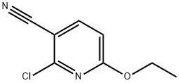 3-Pyridinecarbonitrile, 2-chloro-6-ethoxy- Struktur