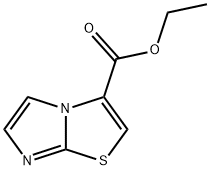 Imidazo[2,1-b]thiazole-3-carboxylic acid, ethyl ester Struktur