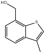 (3-methyl-1-benzothiophen-7-yl)methanol 结构式