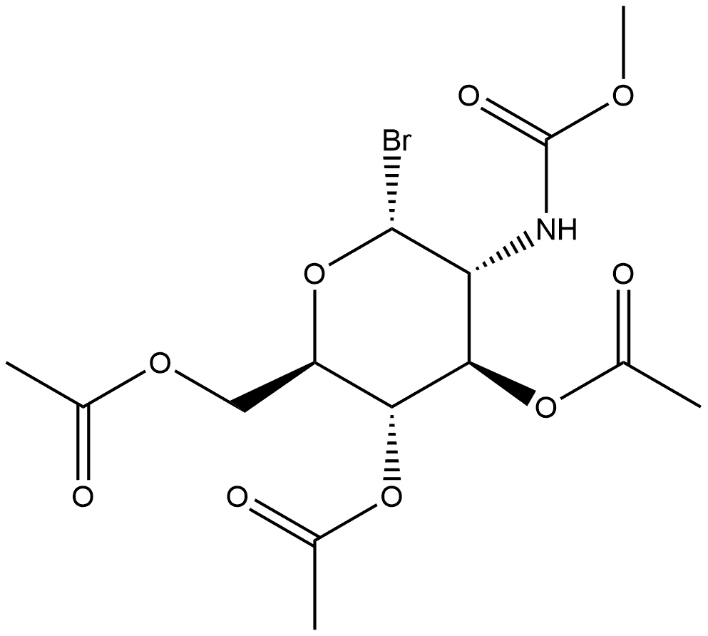 α-D-Glucopyranosyl bromide, 2-deoxy-2-[(methoxycarbonyl)amino]-, 3,4,6-triacetate