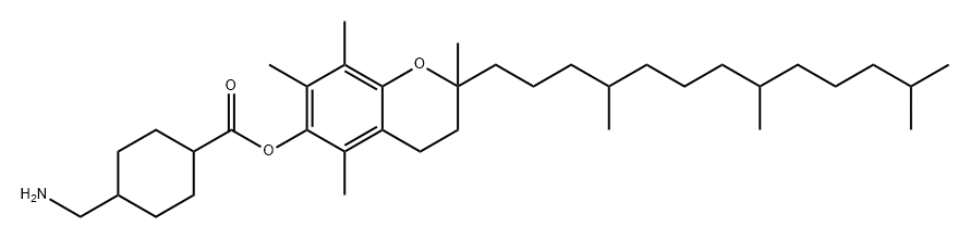 生育酚凝血酸酯 HCL,130288-11-8,结构式