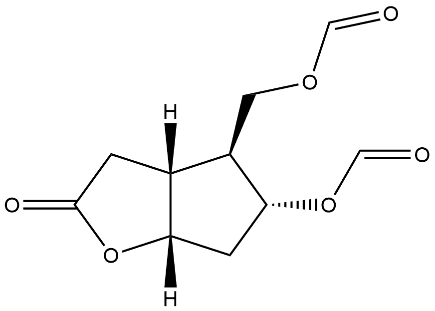 2H-Cyclopenta[b]furan-2-one, 5-(formyloxy)-4-[(formyloxy)methyl]hexahydro-, [3aR-(3aα,4α,5β,6aα)]- (9CI)