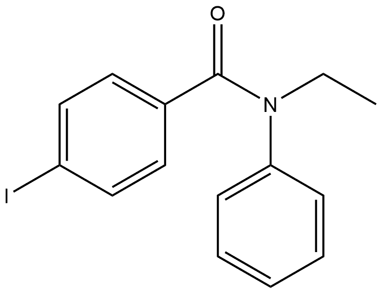 N-Ethyl-4-iodo-N-phenylbenzamide Structure