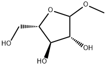 L-Arabinofuranoside, methyl Structure