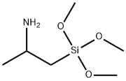 2-Propanamine, 1-(trimethoxysilyl)- Struktur