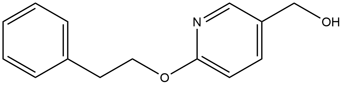 6-(2-Phenylethoxy)-3-pyridinemethanol Structure