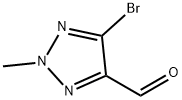 5-Bromo-2-methyl-2H-1,2,3-triazole-4-carbaldehyde 化学構造式