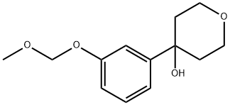 4-(3-(methoxymethoxy)phenyl)tetrahydro-2H-pyran-4-ol Structure