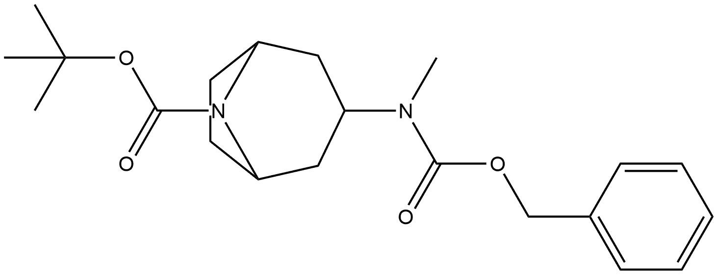 8-Azabicyclo[3.2.1]octane-8-carboxylic acid, 3-[methyl[(phenylmethoxy)carbonyl]amino]-, 1,1-dimethylethyl ester, (3-exo)-