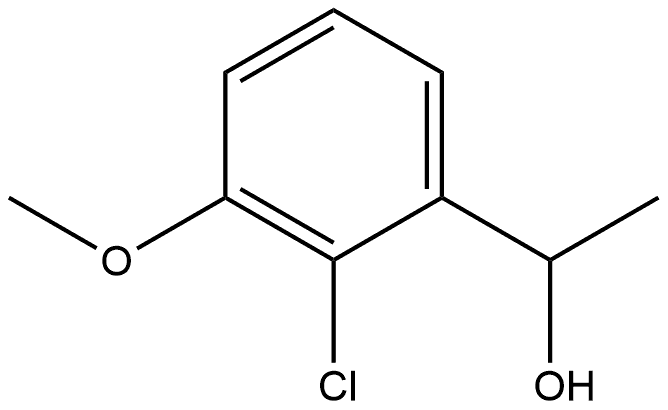 1-(2-chloro-3-methoxyphenyl)ethan-1-ol Structure