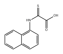 Acetic acid, 2-(1-naphthalenylamino)-2-thioxo- Structure