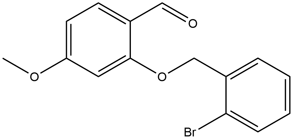 2-[(2-Bromophenyl)methoxy]-4-methoxybenzaldehyde|