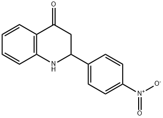 4(1H)-Quinolinone, 2,3-dihydro-2-(4-nitrophenyl)- Structure