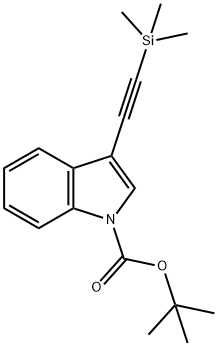 1H-Indole-1-carboxylic acid, 3-[2-(trimethylsilyl)ethynyl]-, 1,1-dimethylethyl ester