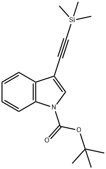 1308378-58-6 1H-Indole-1-carboxylic acid, 3-[2-(trimethylsilyl)ethynyl]-, 1,1-dimethylethyl ester