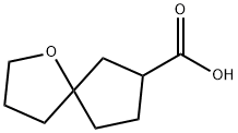 1-氧杂螺[4.4]壬烷-7-羧酸 结构式