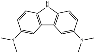 9H-Carbazole-3,6-diamine, N3,N3,N6,N6-tetramethyl- Structure