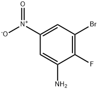 Benzenamine, 3-bromo-2-fluoro-5-nitro- Structure