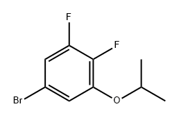 5-Bromo-1,2-difluoro-3-isopropoxybenzene 结构式