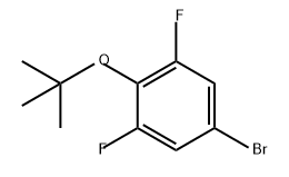 Benzene, 5-bromo-2-(1,1-dimethylethoxy)-1,3-difluoro- Structure
