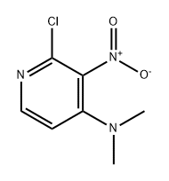 4-Pyridinamine, 2-chloro-N,N-dimethyl-3-nitro- Struktur