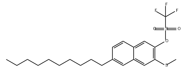 Methanesulfonic acid, 1,1,1-trifluoro-, 6-decyl-3-(methylthio)-2-naphthalenyl ester