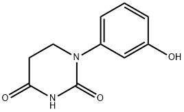 二氢-1-(3-羟基苯基)-2,4(1H,3H)-嘧啶二酮 结构式