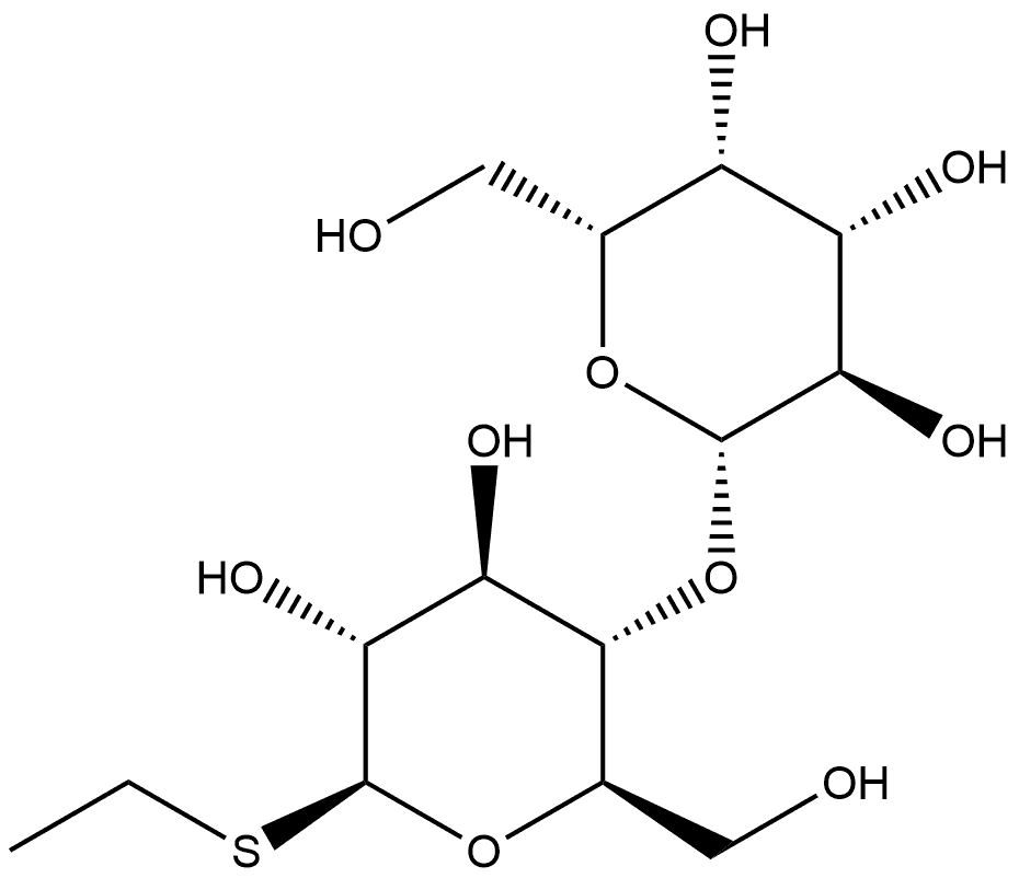 B - D - Glucopyranoside , ethyl 4 - O
- - D - galactopyranosyl - 1 - thiol Structure