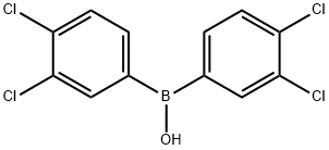 Borinic acid, B,B-bis(3,4-dichlorophenyl)- Structure