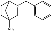 2-Azabicyclo[2.2.1]heptan-4-amine, 2-(phenylmethyl)- Structure