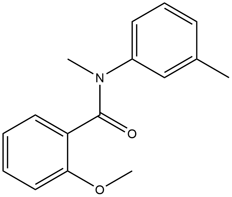 2-Methoxy-N-methyl-N-(3-methylphenyl)benzamide Structure