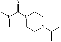 N,N-二甲基-4-(丙-2-基)哌嗪-1-甲酰胺 结构式