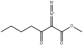 Heptanoic acid, 2-diazo-3-oxo-, methyl ester Structure