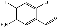 5-氨基-2-氯-4-氟苯甲醛, 131191-64-5, 结构式