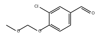 3-Chloro-4-(methoxymethoxy)benzaldehyde Struktur