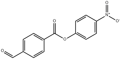 Benzoic acid, 4-formyl-, 4-nitrophenyl ester 结构式