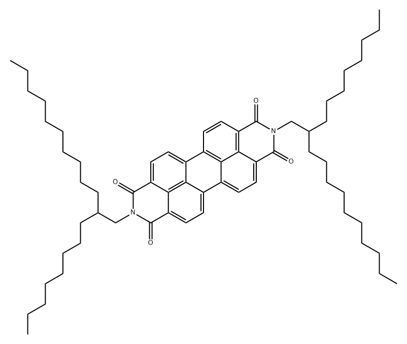 Anthra[2,1,9-def:6,5,10-d'e'f']diisoquinoline-1,3,8,10(2H,9H)-tetrone, 2,9-bis(2-octyldodecyl)- 结构式