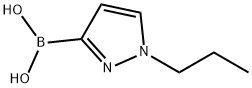 Boronic acid, B-(1-propyl-1H-pyrazol-3-yl)-,1313044-94-8,结构式