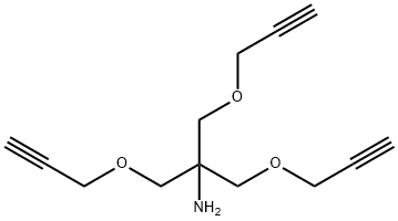 2-Propanamine, 1,3-bis(2-propyn-1-yloxy)-2-[(2-propyn-1-yloxy)methyl]- Structure