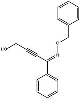 2-Butyn-1-one, 4-hydroxy-1-phenyl-, O-(phenylmethyl)oxime, (1Z)-