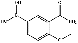 (3-carbamoyl-4-methoxyphenyl)boronic acid Structure