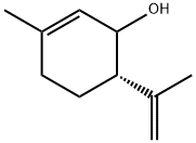 2-Cyclohexen-1-ol, 3-methyl-6-(1-methylethenyl)-, (6S)- Structure