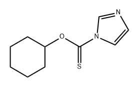 1H-Imidazole-1-carbothioic acid O-cyclohexyl ester Struktur