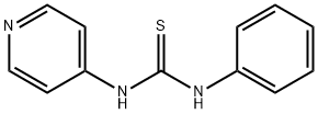 Thiourea, N-phenyl-N'-4-pyridinyl- Structure