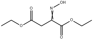 Butanedioic acid, 2-(hydroxyimino)-, 1,4-diethyl ester Struktur